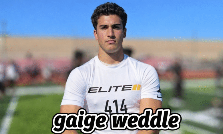 gaige weddle